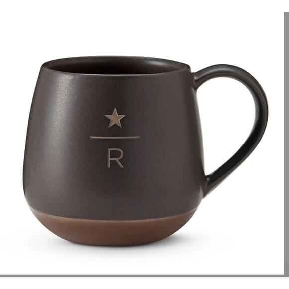 Rare—2015 Starbucks Reserve Limited Mug Starbucks Mug 16oz Charcoal/ Brown - Picture 3 of 7